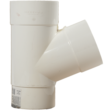 Ramificatie pentru burlan, PVC, Regenau, 100 mm, alb
