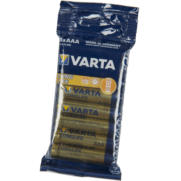 Baterii Varta, Longlife Extra, AAA, 8 buc