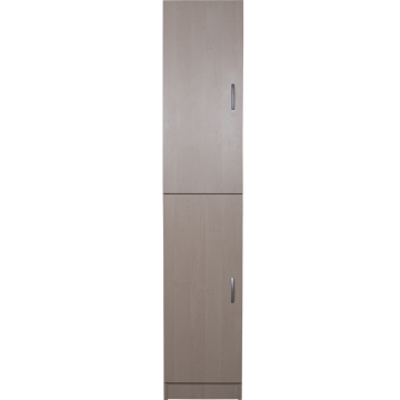 Dulap cu rafturi pal melaminat, mesteacan, 2 usi, 40 x 28 x 202 cm