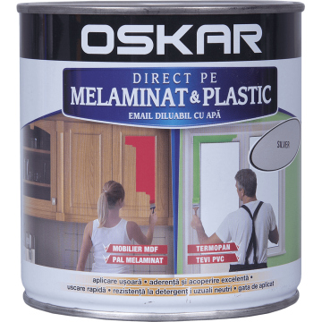 Email Oskar - Direct pe melaminat si plastic silver 0,6L