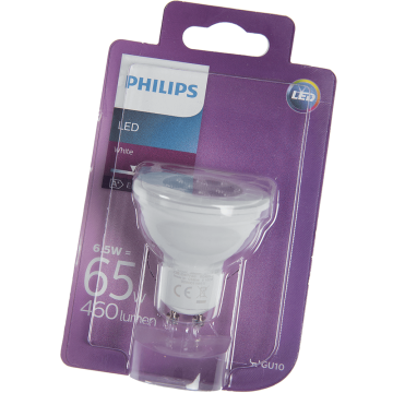 Bec Philips LED GU10 WH, 6.5 W, 230 V, 36D