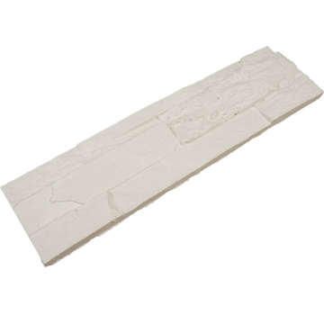 Piatra decorativa Vista, alb, placare interioara, 37 x 10 cm