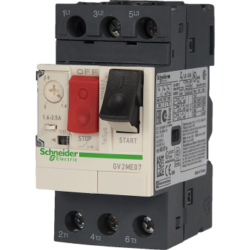 Intrerupator automat motor TeSys GV2 ,3P, Schneider GV2ME07AP, 1.6-2.5A