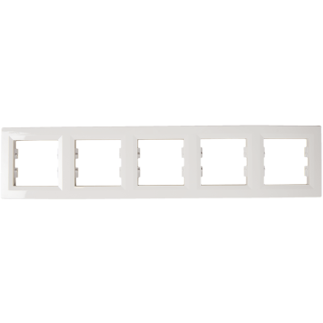 Rama 5 module Asfora, Schneider EPH5800521, alb