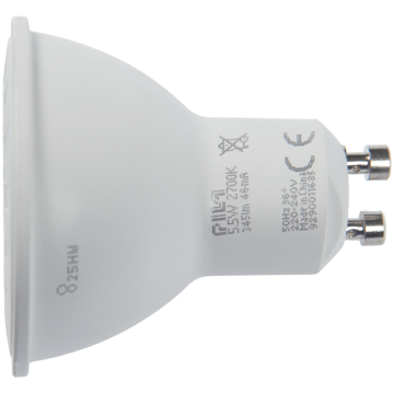 Bec Pila LED Philips, 4.7-50W, GU10, alb cald, 36D