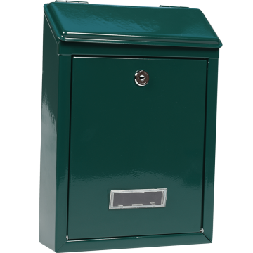 Cutie postala exterior Favor, metal, verde, 2 chei, 300 x 210 x 60 mm