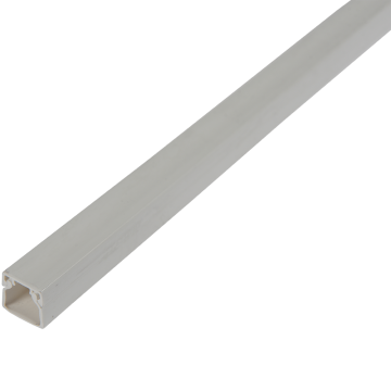 Canal pentru cablu cu banda autoadeziva Dietzel, 16 x 16 mm, 2 m, alb, PVC ignifugat