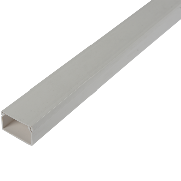 Canal pentru cablu cu banda autoadeziva Dietzel, 25 x 16 mm, 2 m, alb, PVC ignifugat