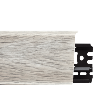 Plinta parchet cu canal cablu, PVC, stejar caucasian, INDO 70, 2500 mm