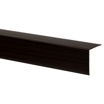 Profil colt L din PVC Set Prod 8695 wenge, 25 x 25 mm, 2,75 m