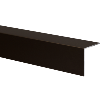 Profil colt L aluminiu pentru treapta Set Prod S25 bronz, 25 x 25 mm, 3 m