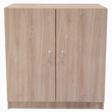 Dulap cu rafturi pal melaminat, 2 usi, sonoma, 80 x 28 x 106 cm