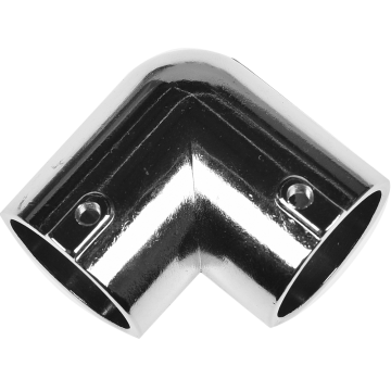 Conector metalic pentru bara dressing, tip L, (H x l): 4,5 x 4,5 cm