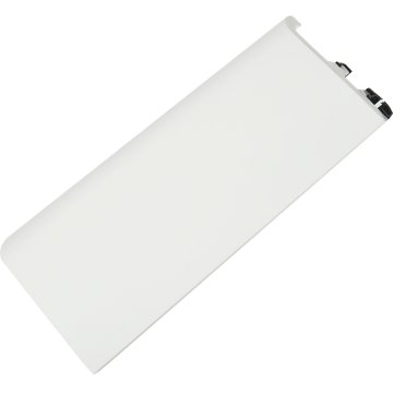 Set colt universal plinta Arbiton Vega P0811, alb, duropolimer, 80 x 20 x 245 mm, 2 bucati/set