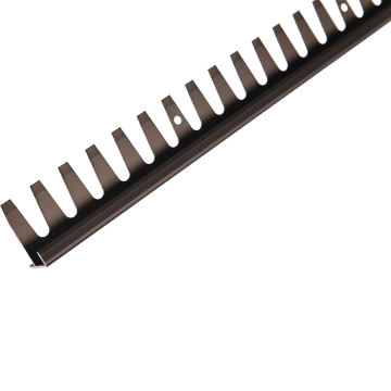 Profil pentru treapta din aluminiu indoibil Set Prod S91 cu latime 20 mm, bronz, 2,5 m