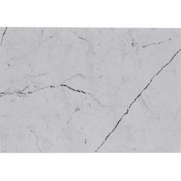 Faianta baie glazurata Pompei 7C, alb, lucios, aspect de marmura, 40 x 27.5 cm