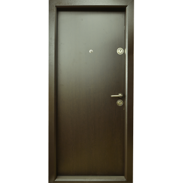 Usa metalica de intrare in apartament Arta Door 101, cu fete din MDF laminat, deschidere stanga, culoare wenge, 880 x 2010 mm