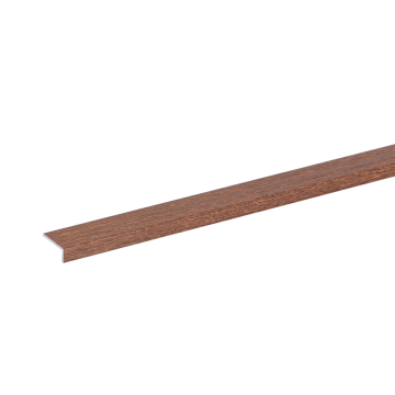 Profil inchidere parchet Set Prod S46 autocolant, aliaj de aluminiu 6063, maro, 1 m