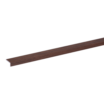 Profil inchidere parchet Set Prod S46 autocolant, aliaj de aluminiu 6063, nuc, 1 m