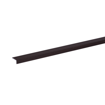 Profil inchidere parchet Set Prod S46 autocolant, aliaj de aluminiu 6063, wenge, 1 m