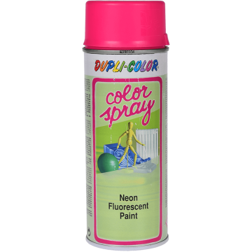 Vopsea spray neon universala Dupli-Color, roz, mat, interior/exterior, 400 ml