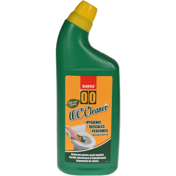 Solutie pentru curatat toaleta Sano, fara clor, 750 ml
