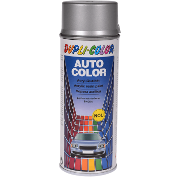 Vopsea spray pentru autoturisme Skoda Dupli-Color, argintiu briliant, lucios, exterior, 400 ml