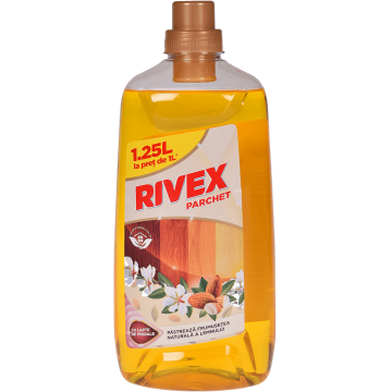 Detergent pentru parchet Rivex lapte de migdale, 1.25l