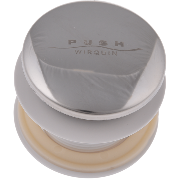 Ventil quick-clac pentru cada/cadita dus Wirquin, polipropilena, crom, 32 mm