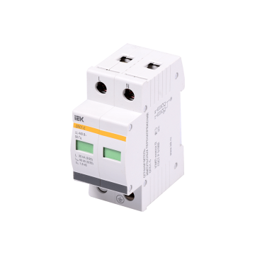 Descarcator supratensiune IEK OPS1-C2P, 2 poli, 400V, IP 21
