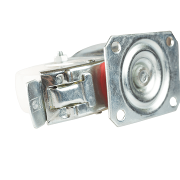 Rola pivotanta cu placa si frana, poliamida, 100 x 38 mm, 180 kg
