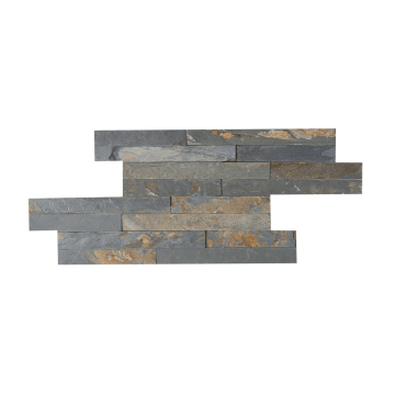 Piatra decorativa naturala Natimur, multi rustic, exterior, 40 x 10 cm
