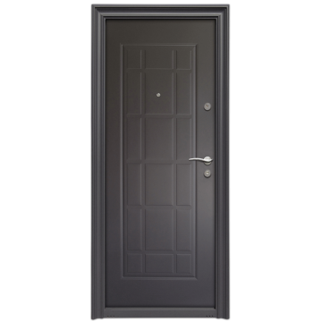 Usa metalica pentru exterior Tracia Napoca, deschidere stanga, maro, 2050x880 mm