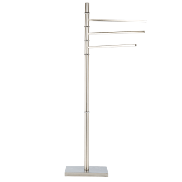 Suport prosop stativ cu 3 brate MSV, otel, crom,  22 x 89 cm