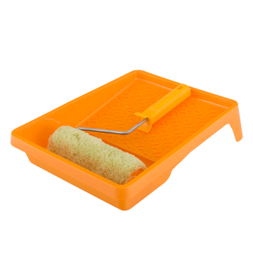 Set pentru zugravit, trafalet 23 cm, tava PVC 26 x 33 cm, galben