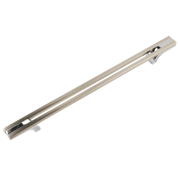 Maner mobila cu terminatii din aluminiu, FA 23609, crom/ crom mat, 96 mm