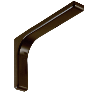 Suport metalic de polita cu protectie, maro, 240 x 145 mm