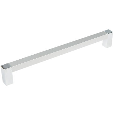 Maner din aluminiu cu terminatie FA23616 96 mm, crom mat