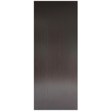 Usa interior celulara Pamate M050, model plina, reversibila, MDF, wenge, toc fix, 200 x 80 cm x 3.5 cm