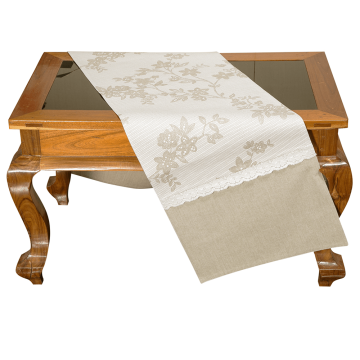 Napron semirigid Sady’s Trading Romance, 90% bumbac, 160 x 45 cm, bej-natur