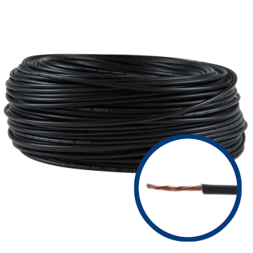 Conductor electric MYF / H07V-K 1,5 mmp negru