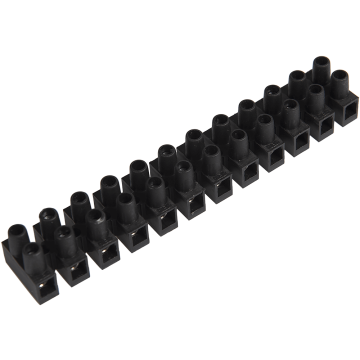 Conectori bloc terminal Gewiss GW44604, 16 mmp, negru, 12P