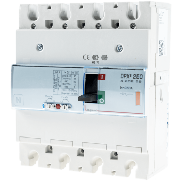 Disjunctor DPX3 250MT 25000 Legrand 420218, 4P, 200A