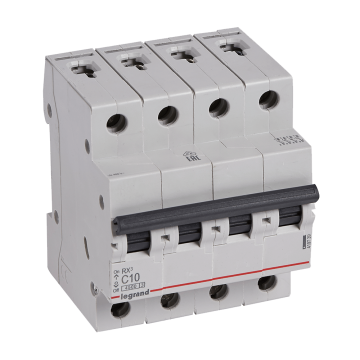 Disjunctor RX3 6000, Legrand 419915, 4P, 10A