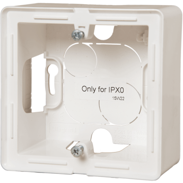 Doza monopost pentru montaj aparent Legrand 754191, 1 post, IP2X, alb