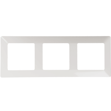 Rama Legrand 754003, pentru intrerupatoare, 3 posturi, alb