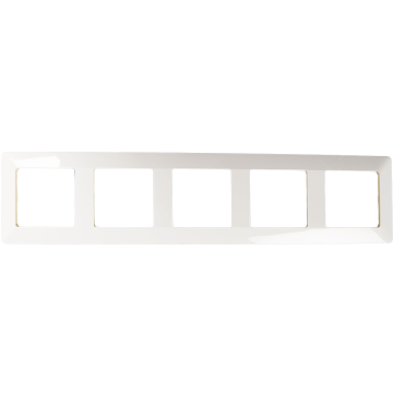 Rama Legrand 754005 pentru intrerupatoare, 5 posturi, alb