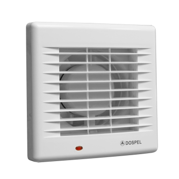 Ventilator axial cu grila automata Polo5 120AZ, D 120 mm, 17W, alb