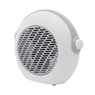 Aeroterma cu ventilator Home by Somogyi FK 37/GY, 2000W, 2 trepte, termostat mecanic, oprire automata, IP20, 26 x 24 x 13 cm