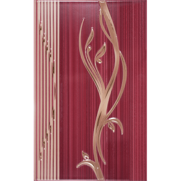 Faianta decorativa Kai Ceramics Sorel, bordo, finisaj estetic, lucioasa, 25 x 40 cm